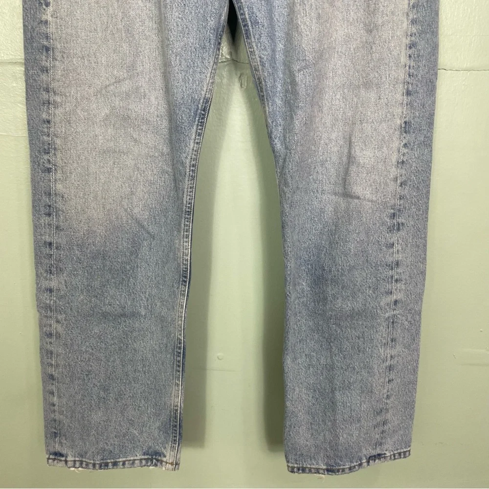 Agolde 90’s Jeans Straight Leg Blue Size 27 - Picture 5 of 11